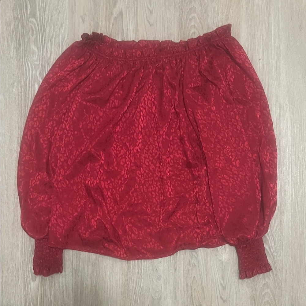 Elegant Red Women's Skirt